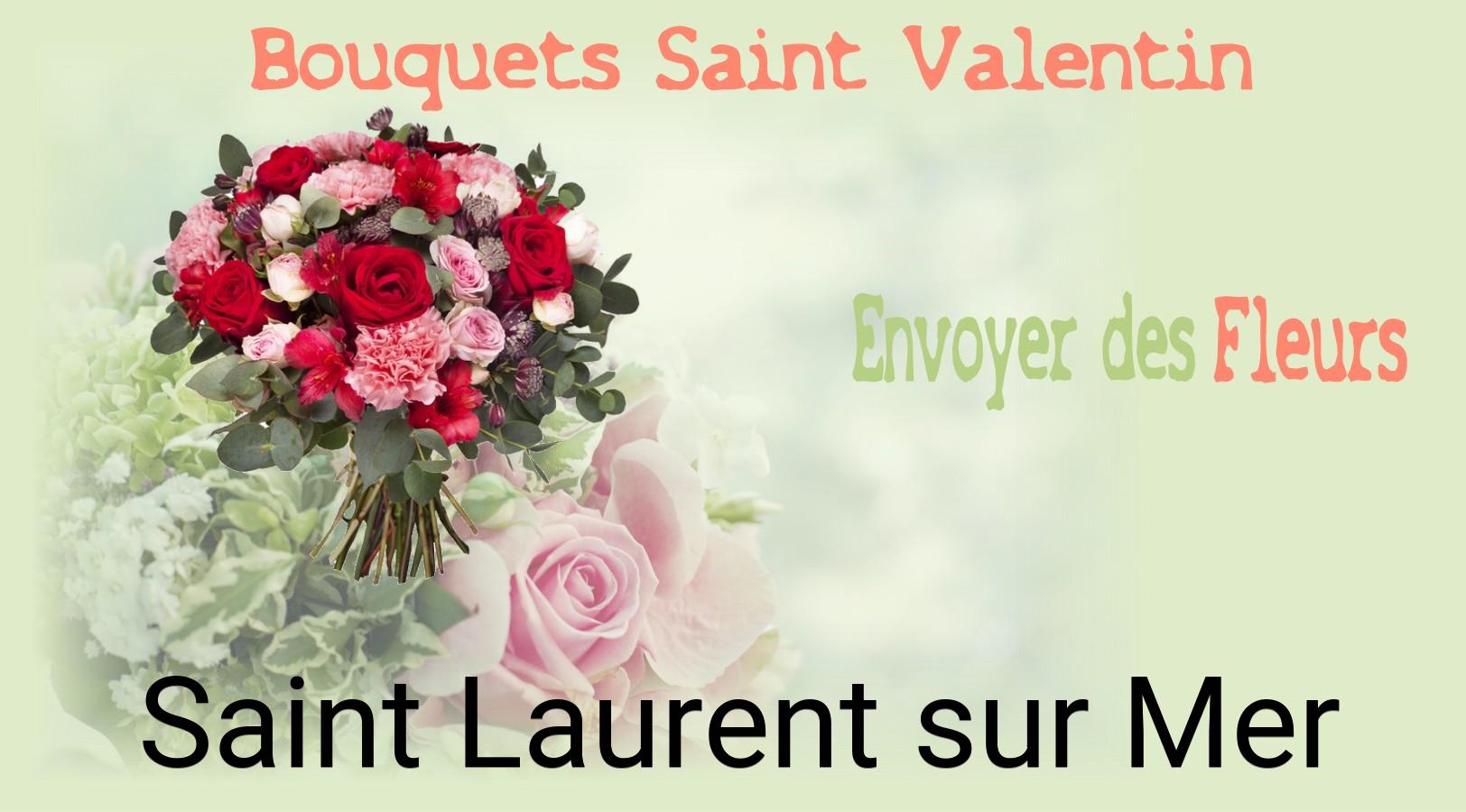 Roses de Saint-Valentin livrées à Saint-Laurent-sur-Mer